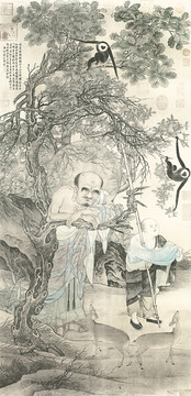 劉松年 羅漢高清圖