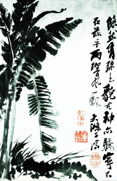 石濤 花鳥(niǎo)高清畫(huà)