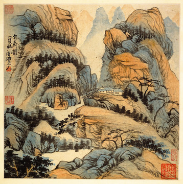 清 石濤 清湘老人高清圖