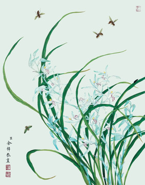余摯 花鳥(niǎo)畫(huà)冊(cè)