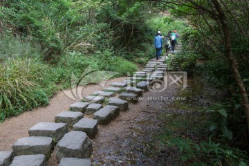 武夷山石板路 石板小路