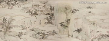 查士標(biāo) 桃園圖