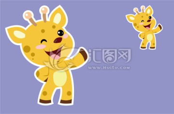 矢量圖小鹿