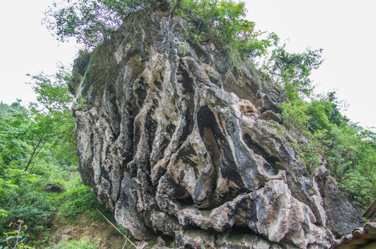 原生态火山溶岩艺术品