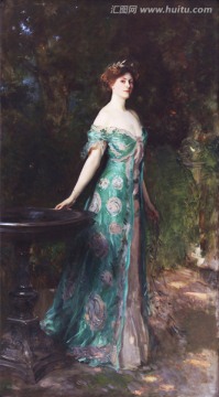 美女油畫