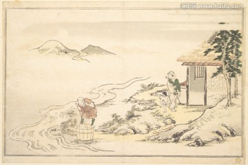日本人物風(fēng)景浮世繪