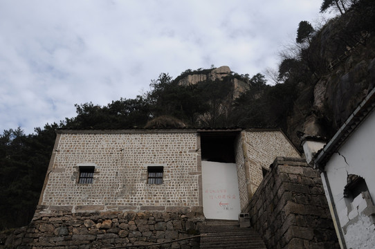 九华山风光 徽派建筑