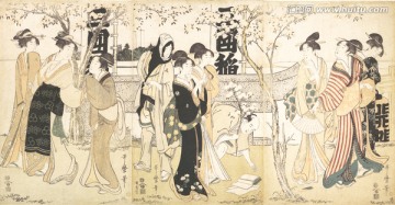 高清橫幅仕女浮世繪