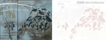 迎客松圖