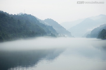 雾漫湖南郴州小东江
