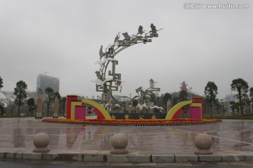 防城港 春节 造型 点缀 龙年