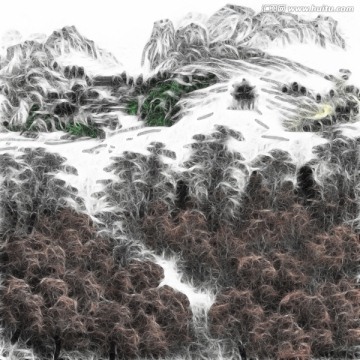 山水國畫