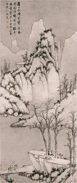 沈周 灞橋風雪圖