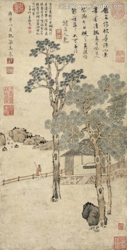 國(guó)畫風(fēng)景