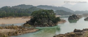 楠溪江狮子岩全景