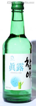 韩国料理 真露酒