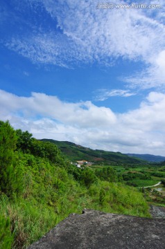 蓝天白云风景