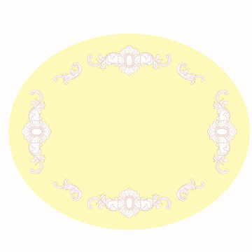 圓形  圓形花紋
