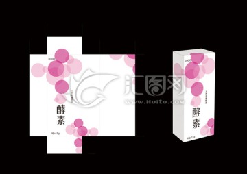 酵素包裝設(shè)計(jì)展開圖