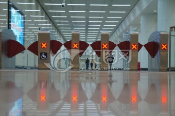北京地铁检票口