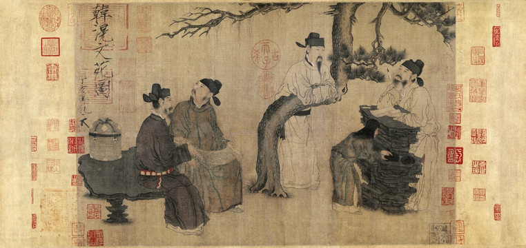 周文矩 文苑圖卷 未分層