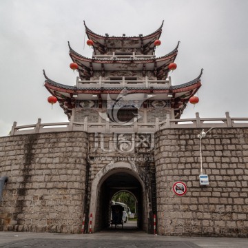 中国广东潮州宋明代古城墙
