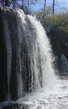 九寨沟瀑布风景风光