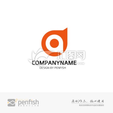 时尚字母AD组合logo