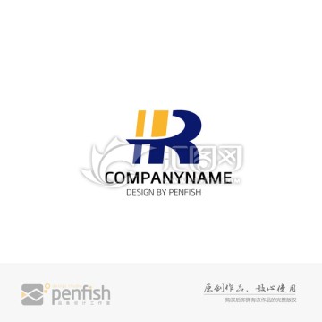 字母HR組合標志