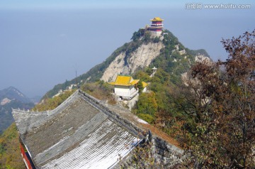 秦嶺南五臺景區風光建筑