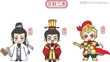 三国卡通人物 三国演义