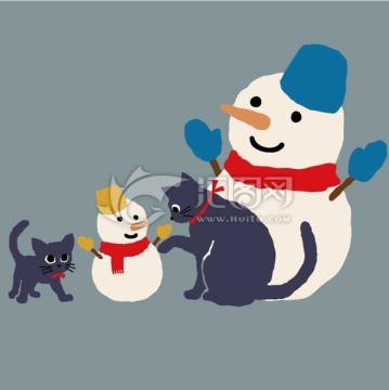 雪人小貓