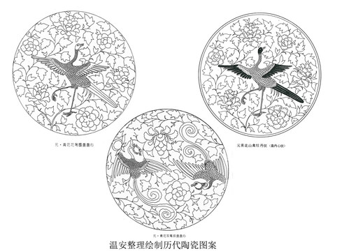 温安陶瓷图案整理元代