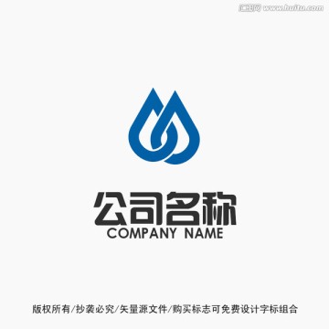 水滴标志logo