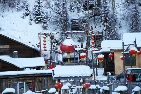 中国雪乡 雪景