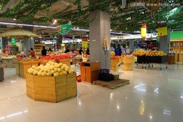 超市 超市内景 大型超市 卖场