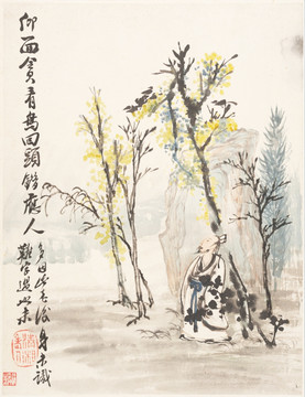 豎幅高清山水國畫 畫廊專供