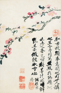 豎幅高清花鳥(niǎo)國(guó)畫 畫廊專供