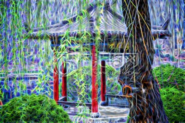公園風(fēng)景畫