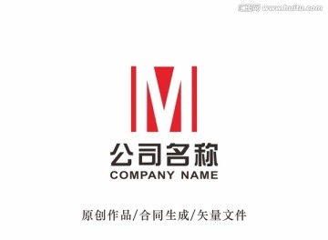 M字母logo 標志設計