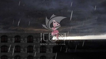 下雨場景10秒