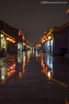 扬州东关街灯光夜景 竖片
