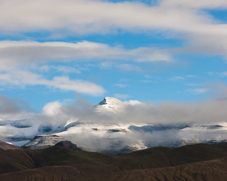 西藏风光 高山 雪山