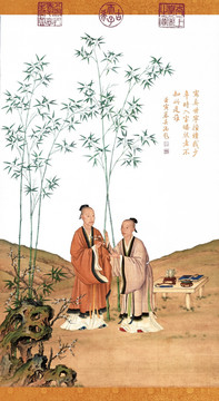 郎世寧 平安春信圖 未分層