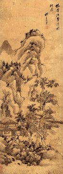 祁止祥 仿董源山水圖 未分層