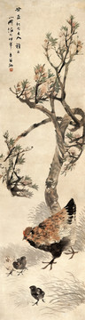 任伯年 母子平安圖 未分層