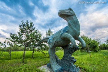 嘉荫世界恐龙地质公园恐龙雕塑