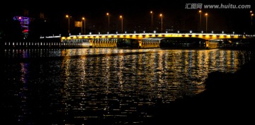 沿河夜景 苏州夜景 夜景 沿河