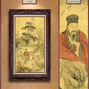 徐岡 三星圖 未分層