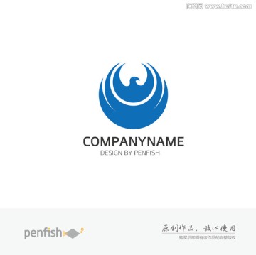 飛鳥圓形logo設(shè)計(jì)